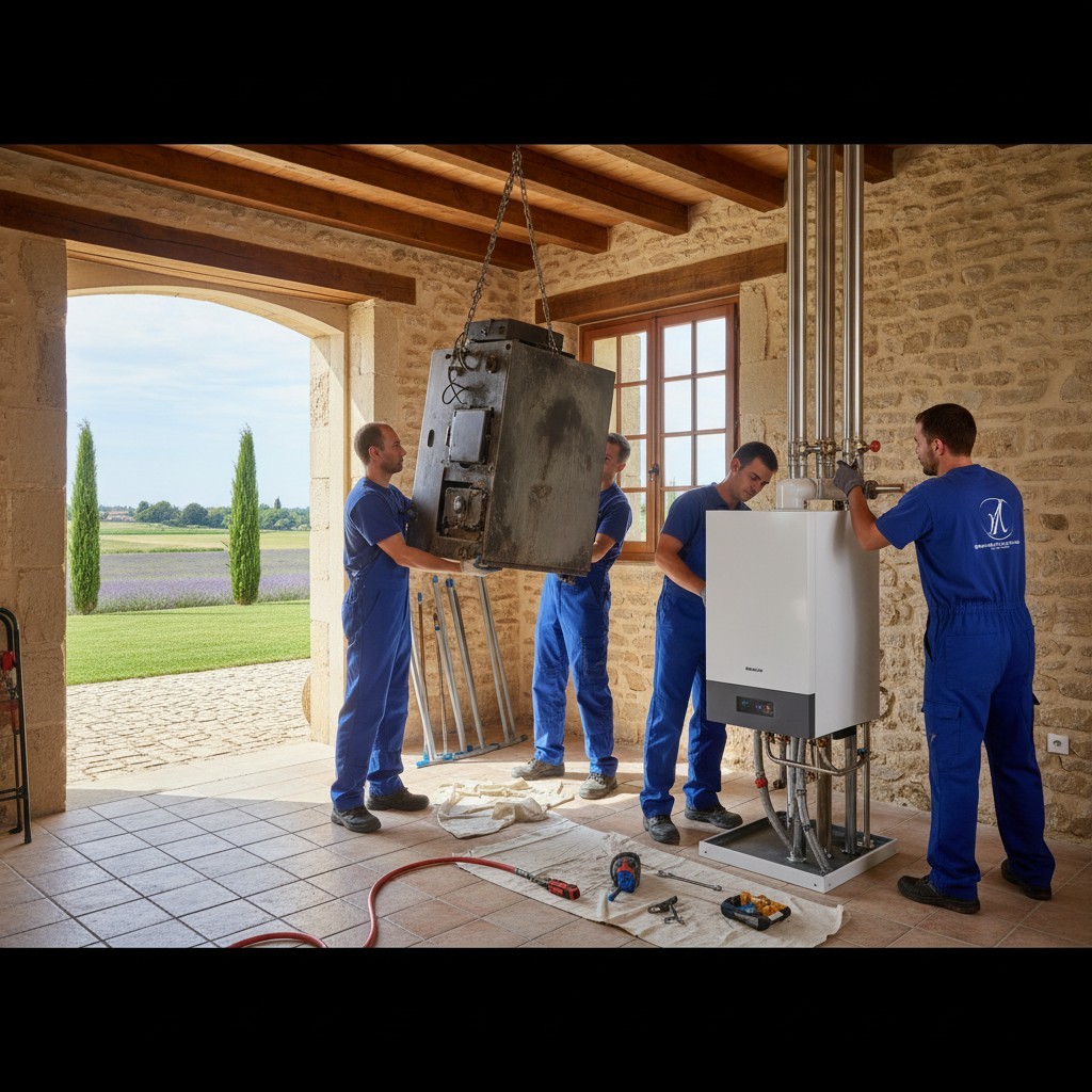 Projet de vente, installation de chauffage - Photo 2